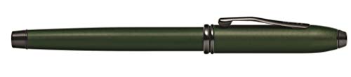 Cross Townsend PVD Micro-knurl Fountain Pen, Medium Nib - Matte Green