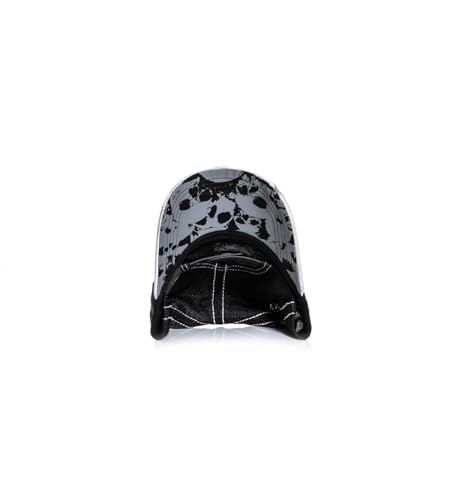 Affliction Men's Baseball Cap, Gothic Style, Embroidered Pattern - color: Black (Crossed Over)