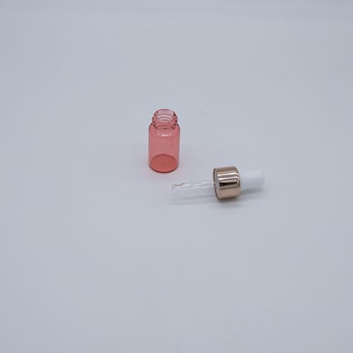 10pcs Mini Glass Dropper Bottles - 3ml Small Travel Refillable Perfume Liquid Vials for Essential Oils, Tinctures, Beauty - Leakproof Eye Droppers, Portable DIY Sample Containers - size: 3ml