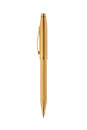 Century® II Polished 23KT Gold-plated Engraved Diamond Pattern Ballpoint Pen