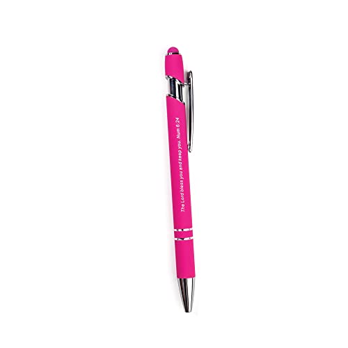 Logos Trading Post The Lord Bless You & Keep you Pen w/ Bookmark, Num. 6:24 - color: Pink