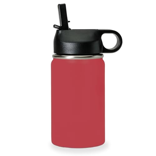 LaserGram Personalized 12oz Water Bottle, Bible Verse John 14-6 (Maroon) - color: Maroon, size: 12 Ounces