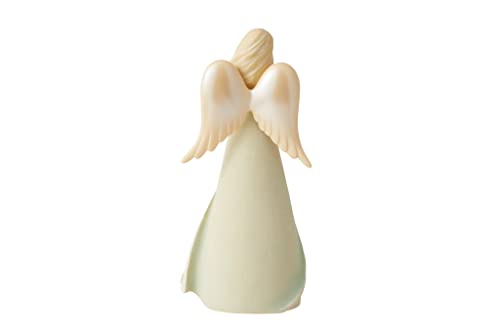 Enesco Foundations Rainbow of Hope Angel Figurine, 7.5 Inch, Multicolor