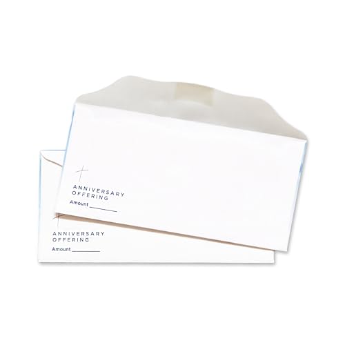 Anniversary Church Offering Envelopes | 3" x 6 5/16" | Pack of 100