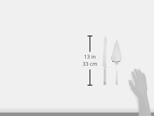 Lenox True Love Silverware Cake Knife & Server Dessert Set, 2-Piece - style: Dessert Set