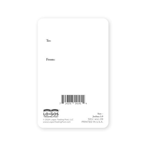Logos Trading Post Son, Jos 1:9 Wallet Scripture Cards, Pack of 12 - color: Son