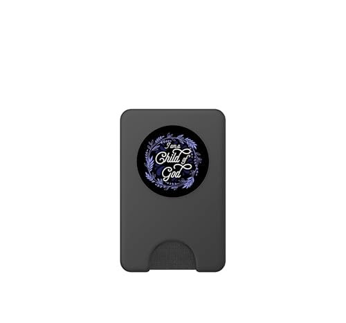 Christian Inspirational Art Pop Socket - I Am A Child of God PopSockets PopWallet for MagSafe - style: Magnetic PopWallet