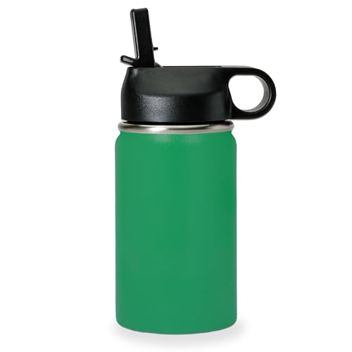 LaserGram Personalized 12oz Water Bottle, Bible Verse John 14-6 (Green) - color: Green, size: 12 Ounces