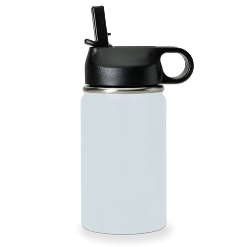 LaserGram Personalized 12oz Water Bottle, Bible Verse John 14-6 (Light Blue) - color: Light Blue, size: 12 Ounces