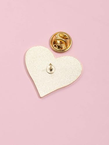 Cute Brooch Lapel Pin Fashion Heart Phrase Enamel Pins Badges for Backpacks Hats Bags Clothing Decoration Accessories - style: Style 14