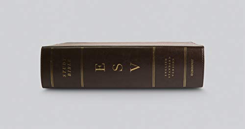 ESV Study Bible, Large Print (TruTone, Brown/Cordovan, Portfolio Design)