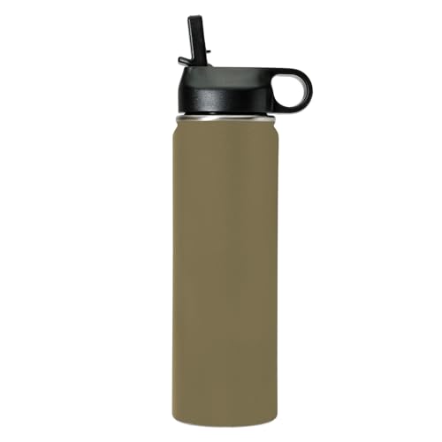 LaserGram Personalized 20oz Water Bottle, Bible Verse John 14-6 (Camo Green) - color: Camo Green, size: 20 Ounces
