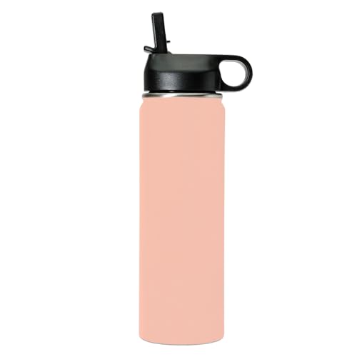 LaserGram Personalized 20oz Water Bottle, Bible Verse John 14-6 (Coral) - color: Coral, size: 20 Ounces