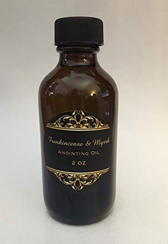 Frankincense and Myrrh Prayer Anointing Oil 2 oz Bottle