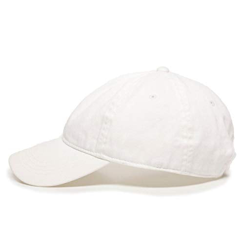 Praying Hands with Cross Baseball Cap Embroidered Cotton Adjustable Dad Hat - color: White