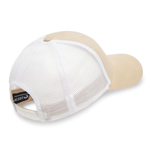 Costa Del Mar Unisex Adult Bass Waves Trucker - color: Oxford Tan