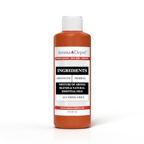 Frankincense and Myrrh 4 oz. Fragrance Oil I Perfume I Skin Oil I Scented Oil. DIY Projects Such as Candles, Bath Bombs, Body Butters, Creams & Lotions. Few Drops in The Diffuser, Burners, or Warmers. - size: 4 Fl Oz (Pack of 1)