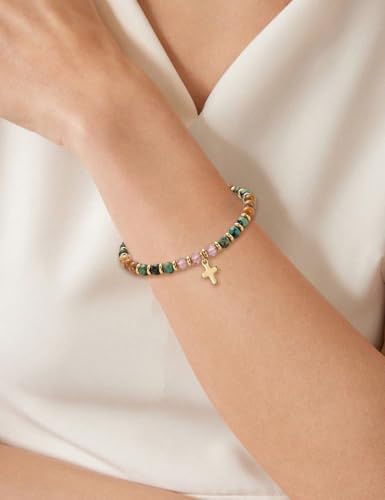 Bracelets for Girls Cross Soccer Bracelets Birthday Gifts for Girl - color: 6# 5th Grade Grad