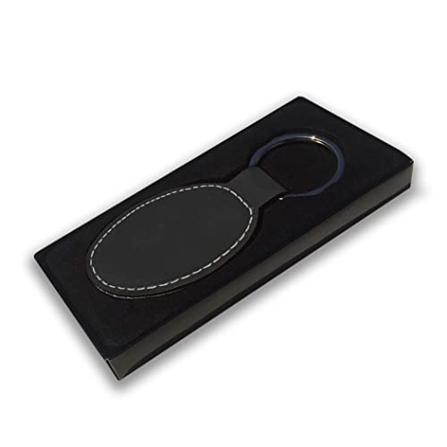 LaserGram Oval Keychain, Bible Verse Philippians 4-13, Personalized Engraving Included - color: Black With Silver