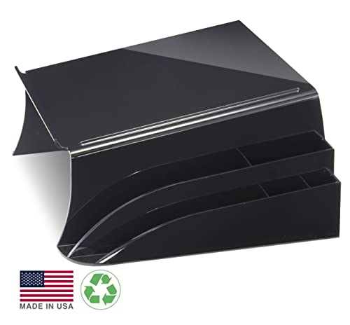 Officemate 26102 Recycled Telephone Stand, 12 1/4 x 10 1/2 x 5 1/4, Black (OIC26102)