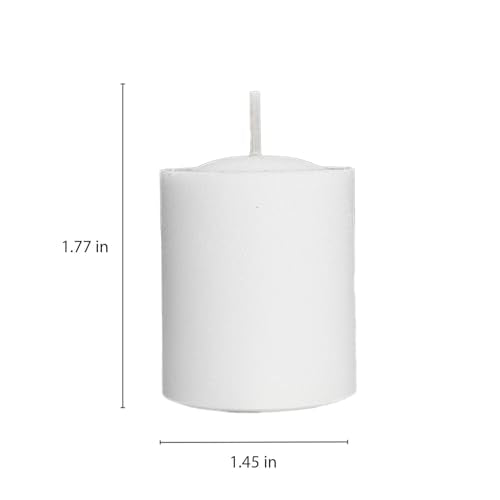 CW Studio Unscented Pressing Votive Candles – Long Hours Burn, Smokeless & Dripless – Premium Wax with Cotton Wick – Perfect for Weddings, Events, Home & Romantic Décor (36, White, 1.77 x 1.45 inches) - color: White, size: 1.77x1.45 inches