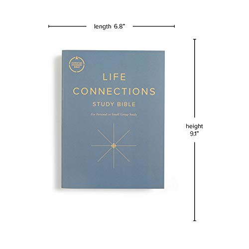 CSB Life Connections Study Bible, Trade Paper, Black Letter, Study Notes and Commentary, Margin Questions, Icons, Small Groups, Easy-to-Read Bible Serif Type