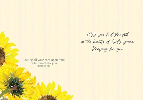 KJV Face to the Sunshine Get Well Card, 1 Count - color: Face to the Sunshine