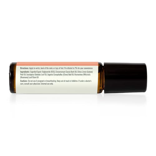 Plant Therapy Germ Fighter Essential Oil Blend 10 mL (1/3 oz) - style: Pre-Diluted Roll On