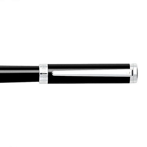Sheaffer Intensity Onyx Fountain Pen with Chrome-Plated Trim and Medium Nib - color: Onyx, style: Fountain Pen, Medium Nib