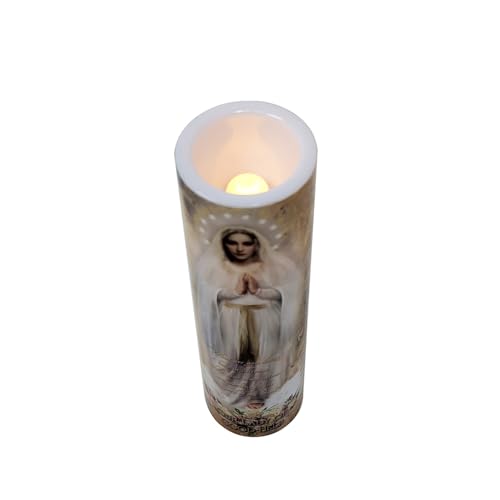 Our Lady of Good Help LED Flameless Prayer Candle