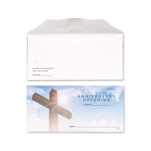 Anniversary Church Offering Envelopes | 3" x 6 5/16" | Pack of 100
