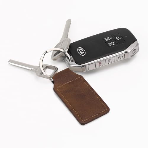 LaserGram Rectangle Keychain, Bible Verse John 3-16, Personalized Engraving Included - color: Chocolate Brown