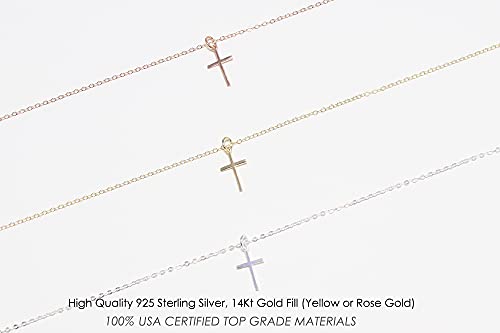 Be Wished Confirmation Gifts, Thoughtful Handmade Necklace with Meaningful Message, Ready to Give Jewelry - style: Cross Necklace