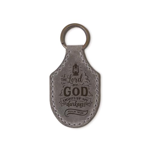 Logos Trading Post Bible Verse Keychain - color: Lights Up My Darkness