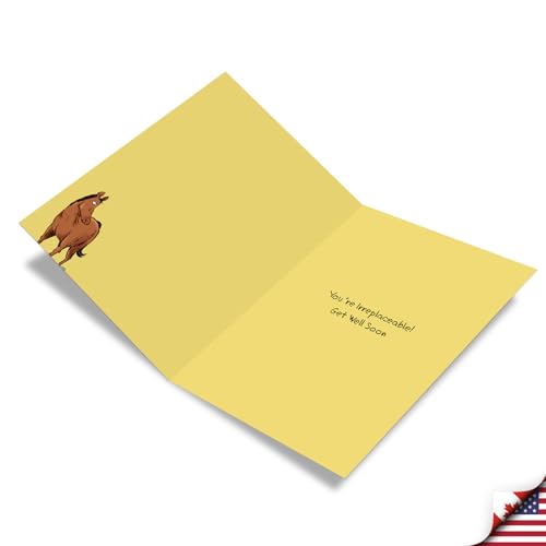 NobleWorks Big Get Well Card After Hip Surgery Animal Horse Pet J1770GWG - style: Horse Hip Replacement
