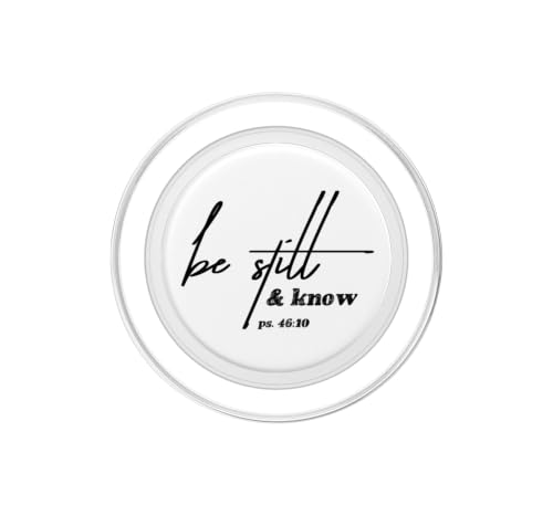 Christian Inspired Pop Socket - Be Still & Know I Am God PopSockets PopGrip for MagSafe - style: Magnetic PopGrip