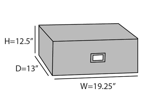 Covermates Keepsakes - Serveware Storage - Padded Protection - ID Window - Stain Resistant - Machine Washable - China Storage, Bronze - color: Bronze Quilted Polyester, size: 19.25W x 13D x 12.5H