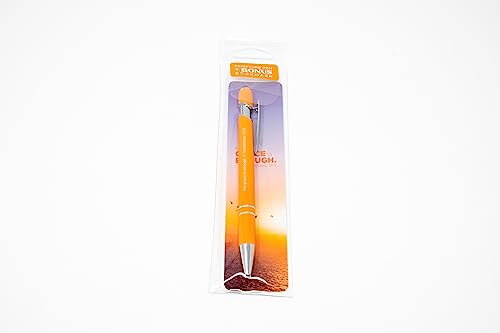 Logos Trading Post His Grace is Enough Bible Verse Pen with Bookmark - color: Orange