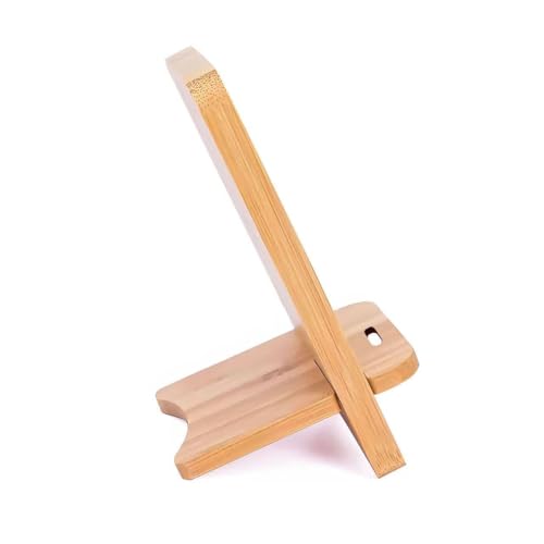 Bamboo Phone Stand, Desktop Stand, Simple Phone Stand, Compatible with All Phones (Bamboo) - color: bamboo