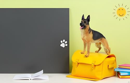 German Shepherd Figurine,7.9" Large Dog Figurine