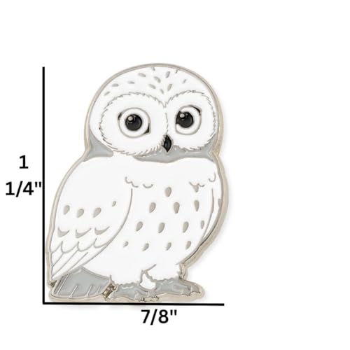 PinMart Bird Enamel Pins - Lapel Pins for Hats, Jackets & Bags - color: Snowy Owl, size: 25 Pack