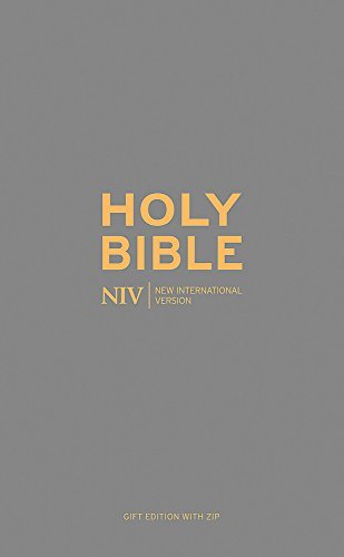 By Author NIV Pocket Bible (Charcoal Soft-tone Bible with Zip)
