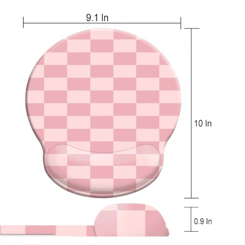 Mouse Pads for Desk, Ergonomic Mouse Pad with Wrist Rest Gaming Mousepad - color: Round-D2