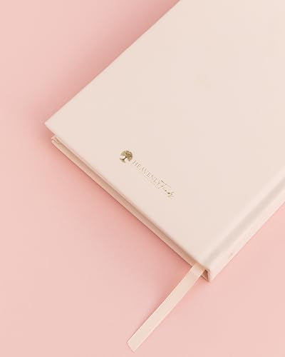 Heavenly Finds Daily Prayer Journal for Woman - 6 Months, Bible Journal with Weekly Scripture - Guided Bible Verse Mapping - Devotional with Prayer Exercises - Spiritual Gift for Woman - color: Pastel Pink
