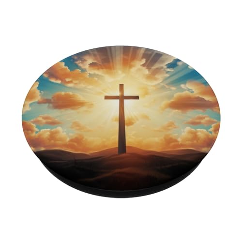 Christian Religious Christian Believer Christianity Jesus PopSockets Adhesive PopGrip - style: Adhesive PopGrip