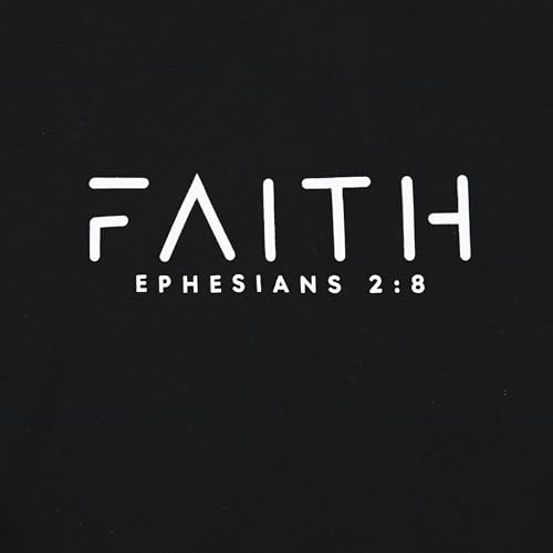 Christian Hoodies for Men Bible Religious Sweatshirts Jesus Hoodie - color: Black02, size: Large
