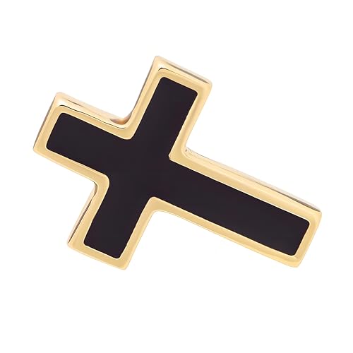 Women's Cross Brooch Lapel Pin Faith Fashion Jewelry - color: Mini Cross Gold