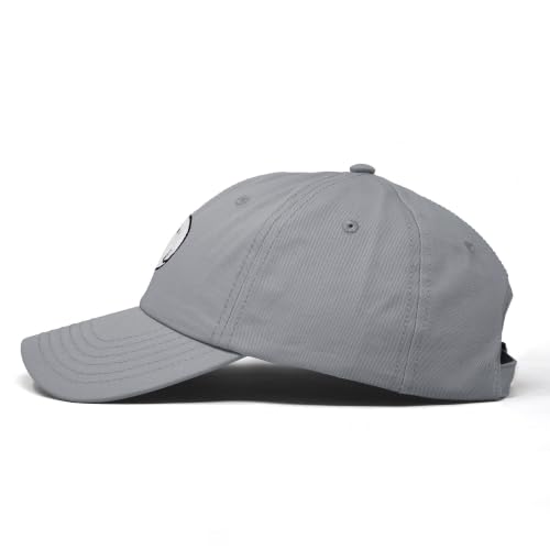 DALIX Ghost Embroidered Mens Womens Cotton Dad Hat Baseball Cap Adjustable - color: Gray