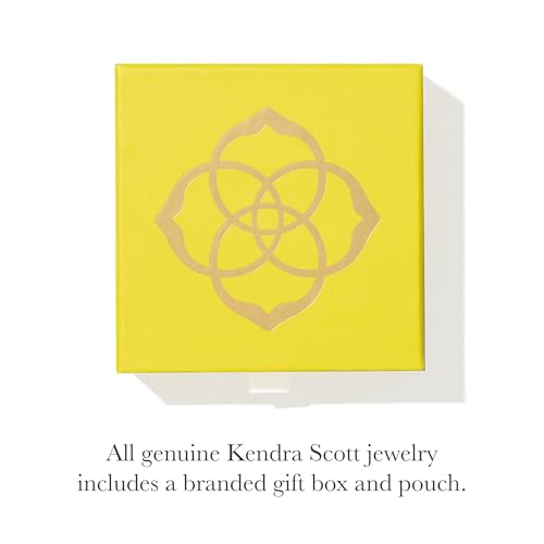 Kendra Scott Cross Pendant Necklace, Fashion Jewelry for Women - color: GOLD-MATTE BLUSH PINK DICHROIC GLASS