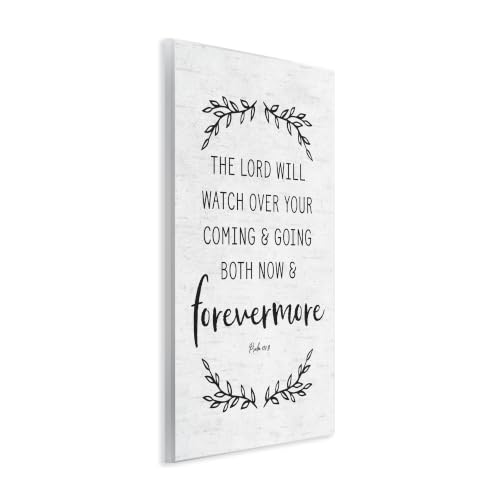 Comforting Scripture Floral, 10 x 15 Inch Mounted Print on Wall Plaque